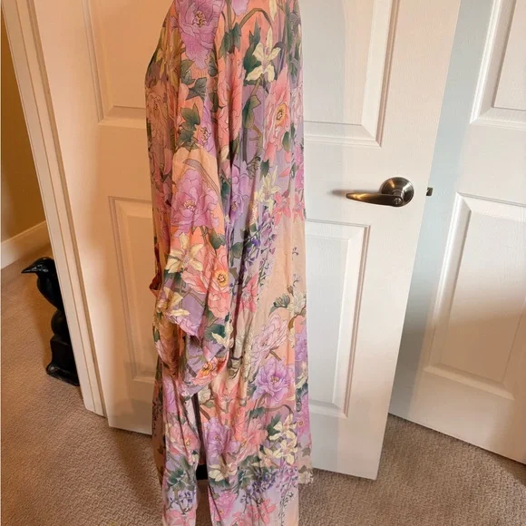 Spell Floral Kimono Open Front M/L EC - Picture 7 of 8